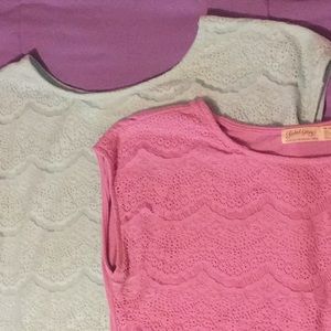 EUC Bundle Two soft lace tops